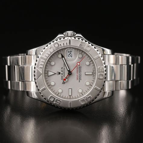 rolex yachtmaster steel platinum